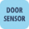 Built-in door sensor (door open or closed)
