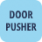 Built-in door pusher: pushes the door when the lock is opened